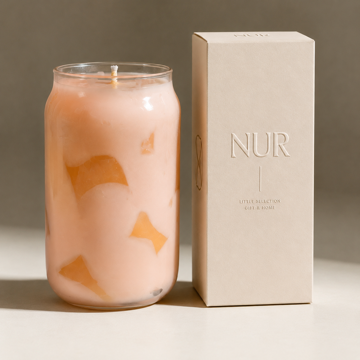 ice strawberry marshmallow candle