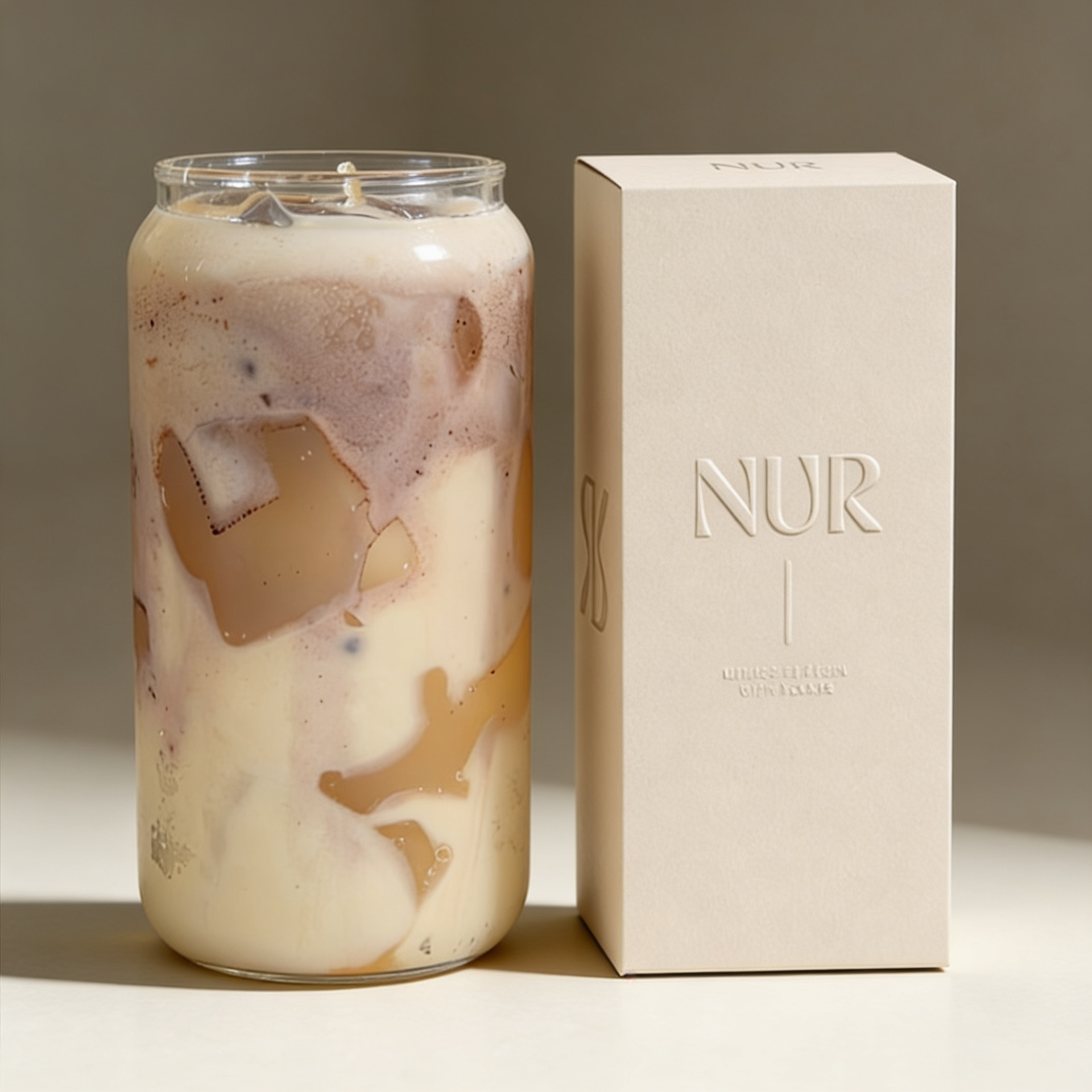 ice coffee candle